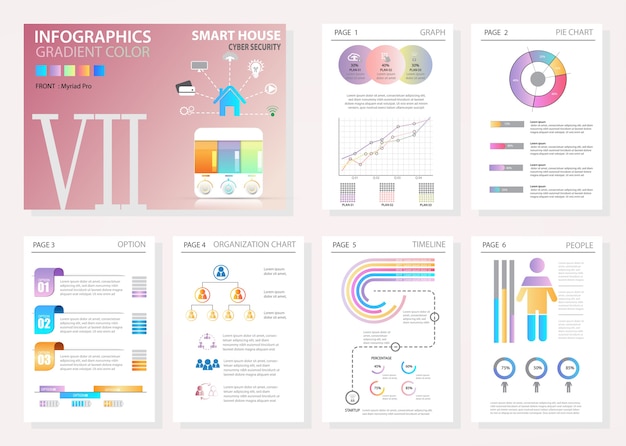 Infographic set