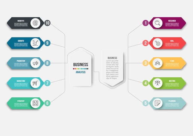 Infographic template business concept with diagram