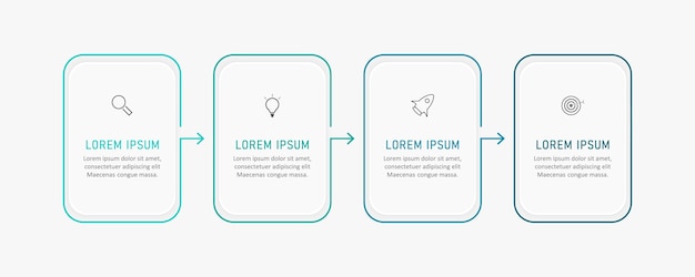 Infographic template, can be used for presentations, workflow, process diagram.