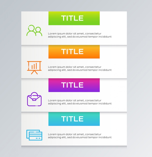 Infographic template design