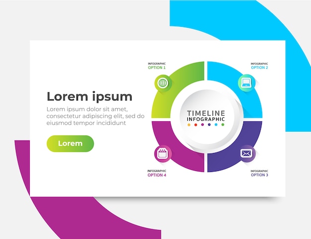 Infographic website template designs concepts, Vector illustration