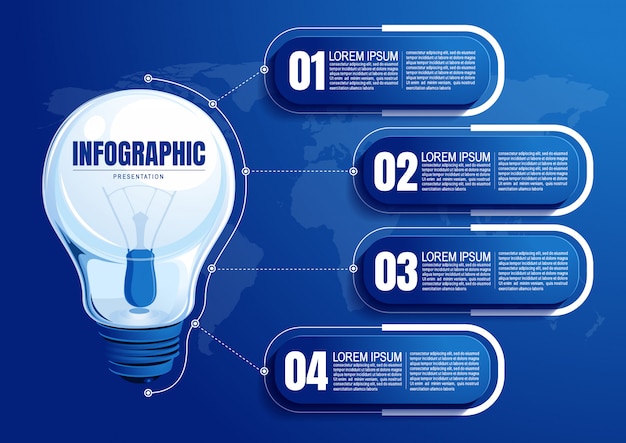 infographic with four steps