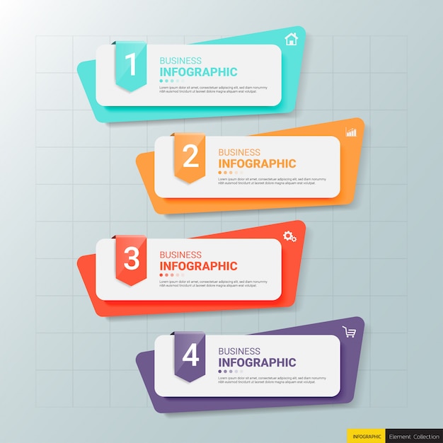 Infographics banner template