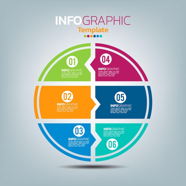 Infographics business infographics flat steps Collection vector illustration design.