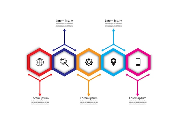 Infographics elements template for evolution series, diagram, Creative banner.