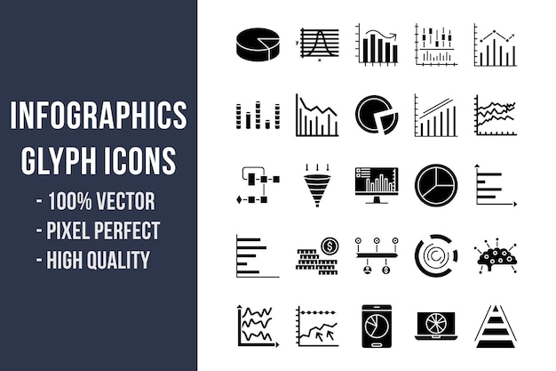 Infographics Glyph Icons