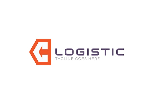 Initial C Arrow Logo letter C with with arrow inside Usable for Business and logistic Logo