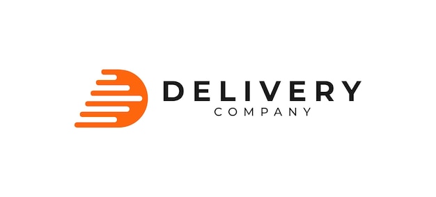 Initial D fast delivery logo design inspiration