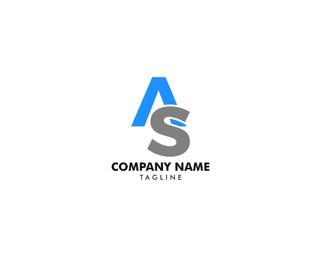 Vector initial letter as logo template design