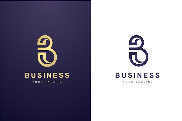 Initial Letter B Logo For Business or Media Company.