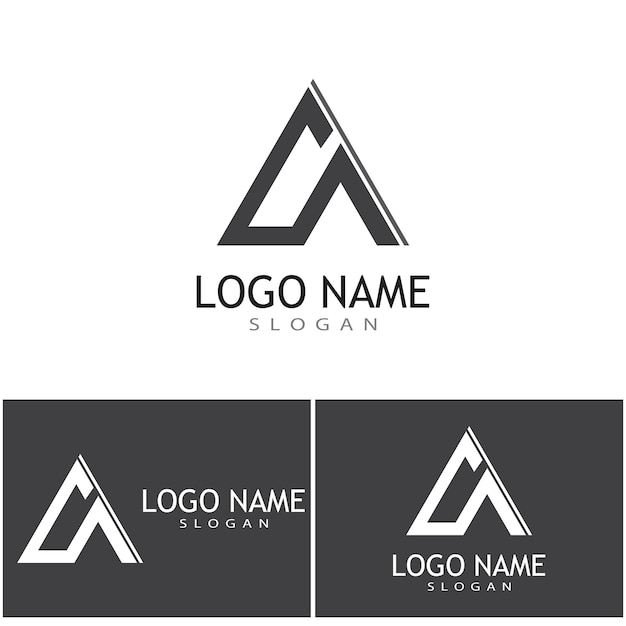 A initial letter logo vector template design