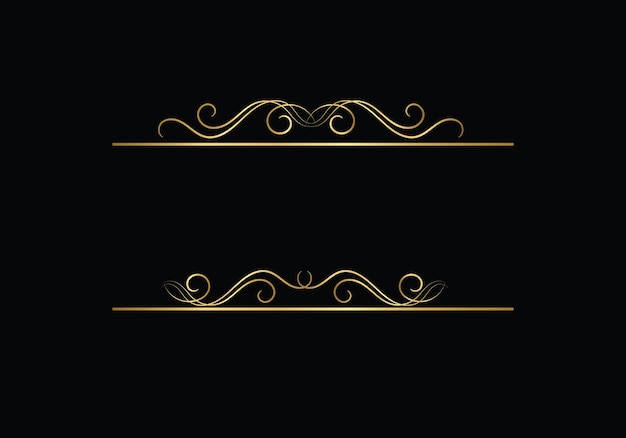 Initial Letter Luxury Logo template in vector art for Restaurant and other vector illustration