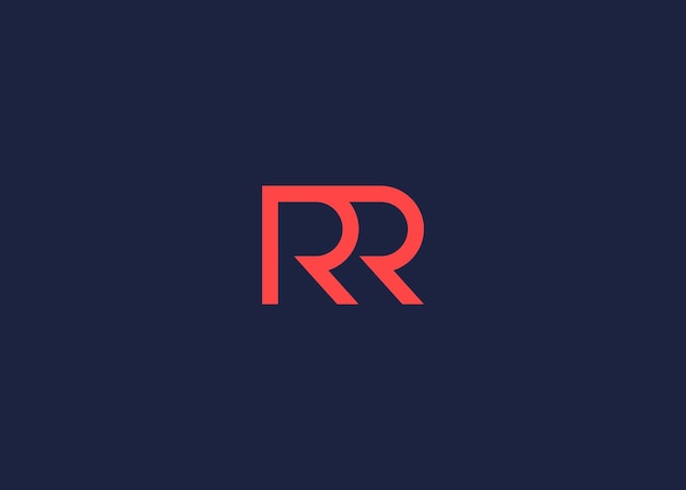 initial letter rr logo icon design vector design template inspiration