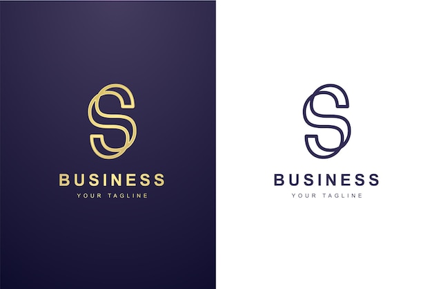 Initial Letter S Logo For Business or Media Company.