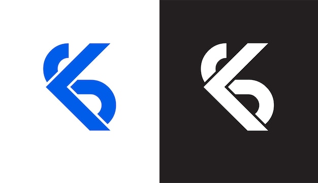 Initial letter SK logo design creative modern symbol icon monogram