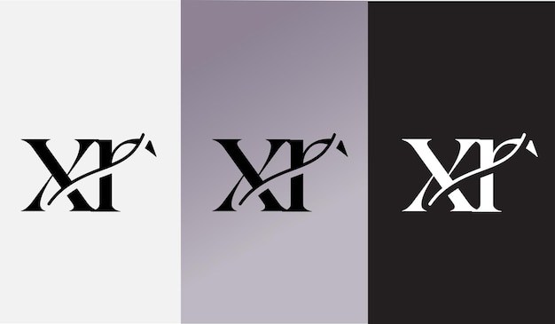 Initial letter xr logo design creative modern symbol icon monogram