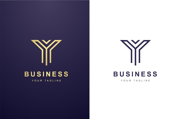 Initial Letter Y Logo For Business or Media Company.