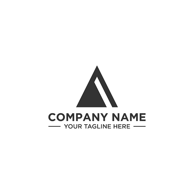 A Initial Logo Sign Design