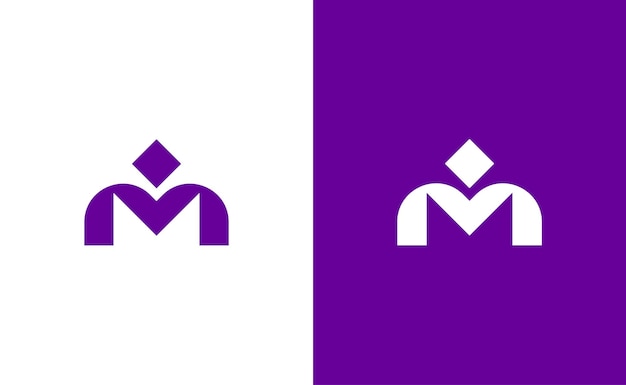 Initial M abstract logo