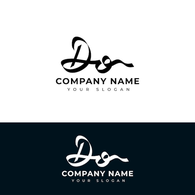 Do Initial signature logo vector design