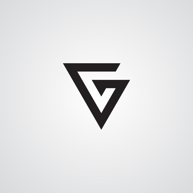 Initial VG simple letter logo icon