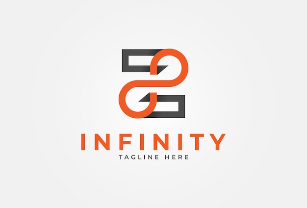 Initial Z Infinity Logo suitable for technology, brand and company logos design