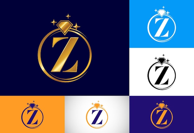 Initial Z monogram letter alphabet and support service with headphones Headphone logo Hotline customer advice call center help