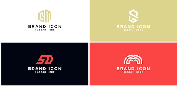 initials logo design