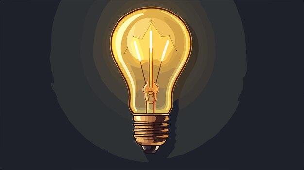 Innovative Light Sign Ideas Lightbulb Web Icon Vector Design