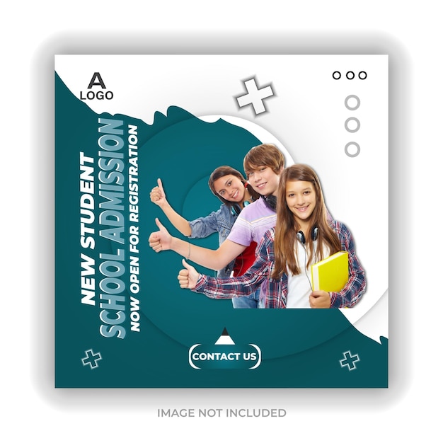 Innovative School Product Large School Web Banner Ad Templates