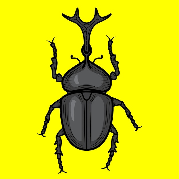 insect vector in flat design style