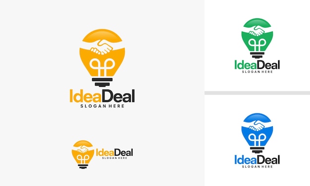 Inspiration Deal logo template, Business inspiration logo designs vector