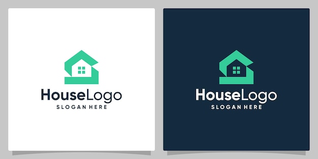 Inspiration for the shape of a house with the initial letter S vector premium