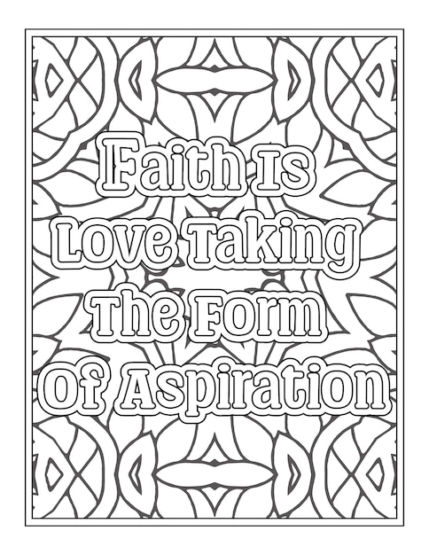 Inspirational Quotes Coloring Pages for Kdp Coloring Pages