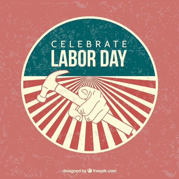 Inspiring labor day background