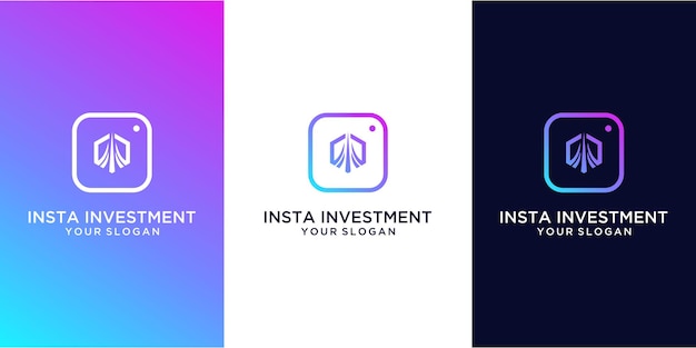 insta investment logo design