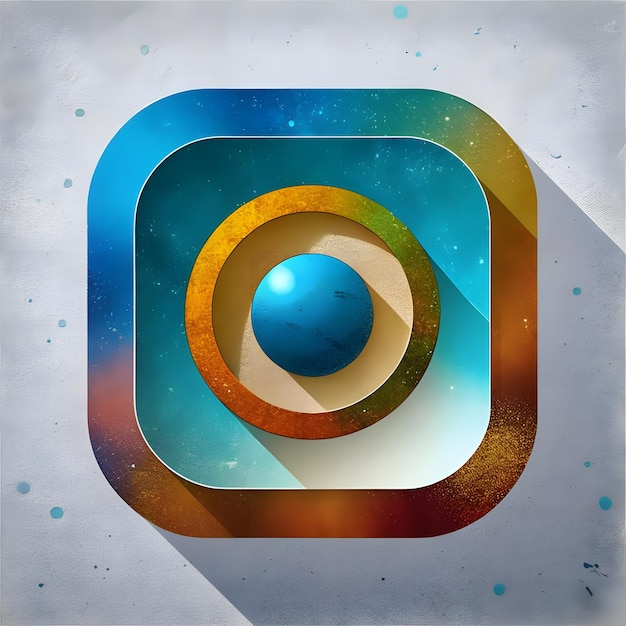 Vector instagram icon logo