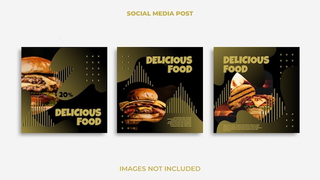 Instagram post design food