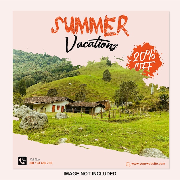 instagram post summer vacations travel