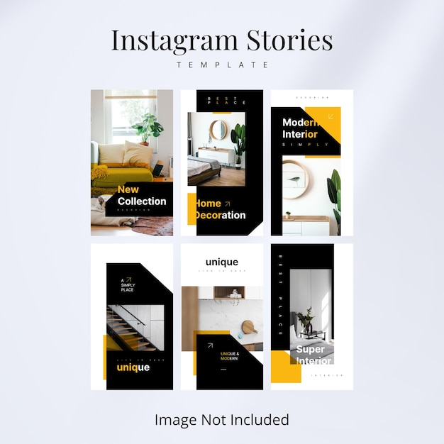 Instagram stories template