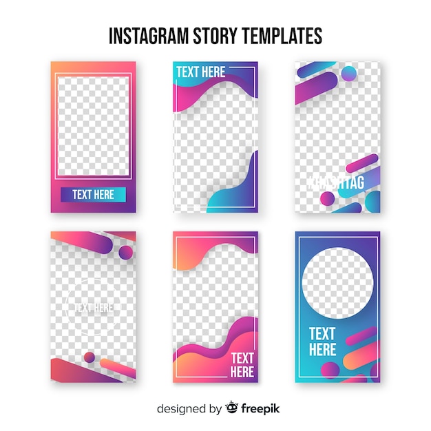 Instagram stories template