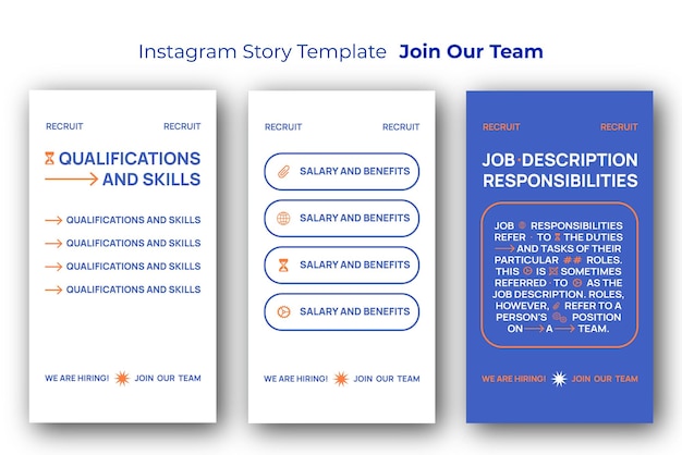 Instagram Story Template Join Our Team