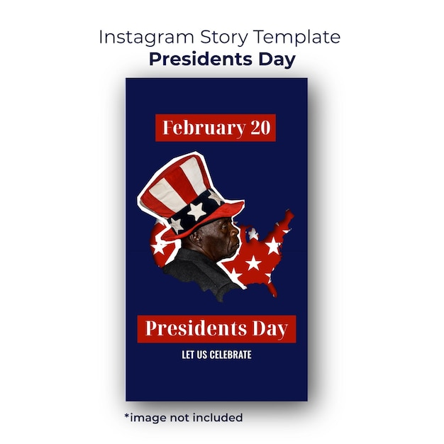 Instagram Story Template President Day