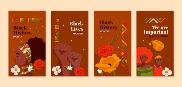 Instagrram stories collection for black history month