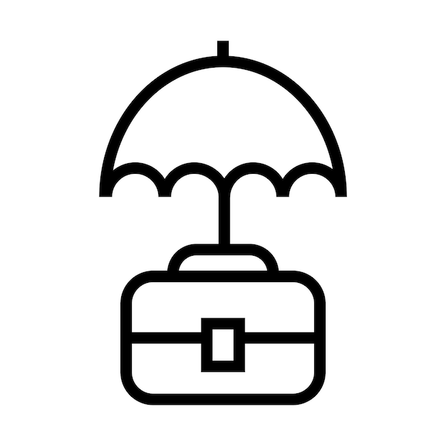 insurance business vector icon