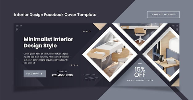 Interior Design Facebook Cover Template