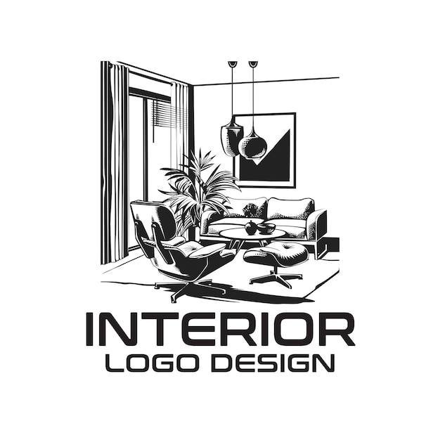 Vector interior vector logo design