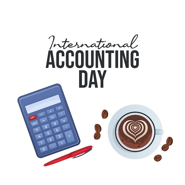 Vector international accounting day vector design template good for celebration usage international accounting day design flat design eps 10