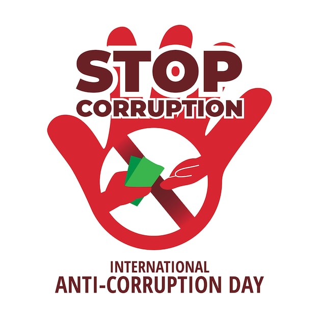 International Anti Corruption Day Illustration