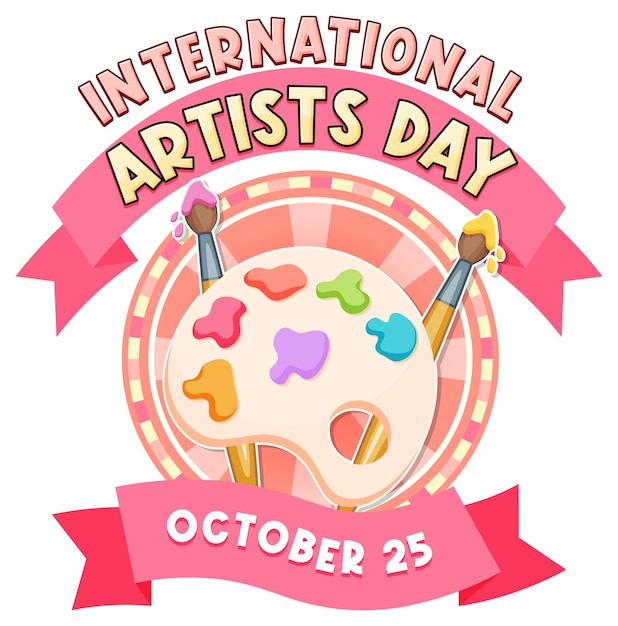 International Artists Day Banner Design